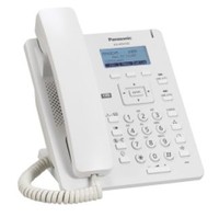 KX-HDV130NE, Panasonic SIP telefon, fehér, HD hang, 2 LAN, PoE, 2 SIP vonal, headset, falra szerelh