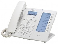 KX-HDV230NE, Panasonic SIP telefon, fehér, HD hang, 2 Gb LAN, PoE, 6 SIP vonal, DSS