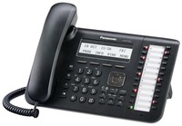 KX-DT543NE-B, Panasonic fekete digit rendszertelefon, 3 soros, háttérvil, 24 gomb, szimbólumos